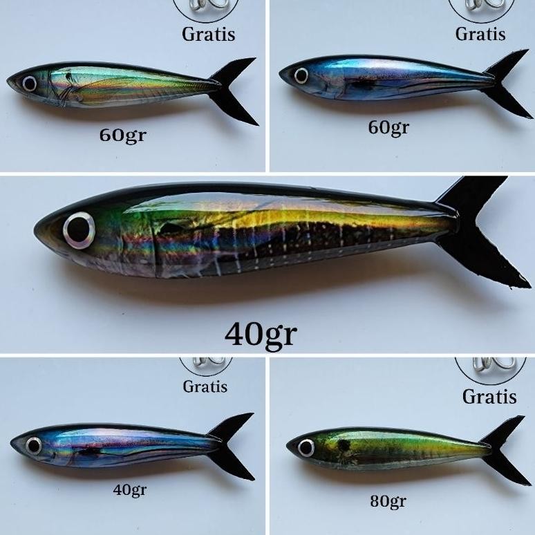 TERLARIS Umpan Trolling Atau Casting untuk Laut Lure Mancing Siap kirim