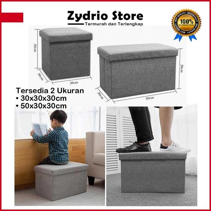 

Terlaris Sofa Kotak Penyimpanan Serbaguna / Stool Storage Box Sofa Jumbo Besar