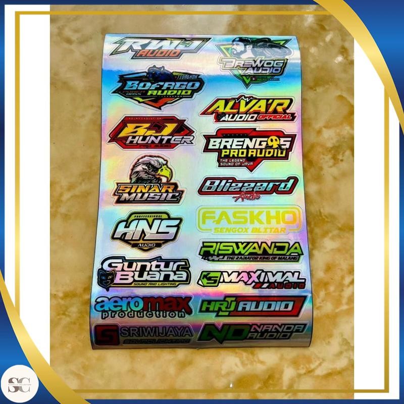 

[Termurah] Sale Stiker Hologram Sound System Cutting Isi 17 Katun Cotton Combed 30S Fashion Distro Premium Vx65
