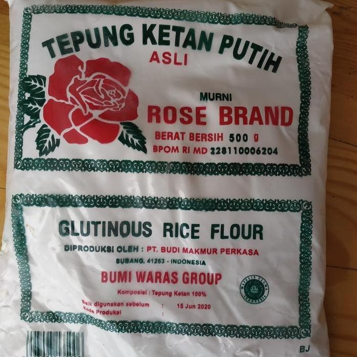 

Terlaris Tepung Ketan Rosebrand 1 Dus 500Gr