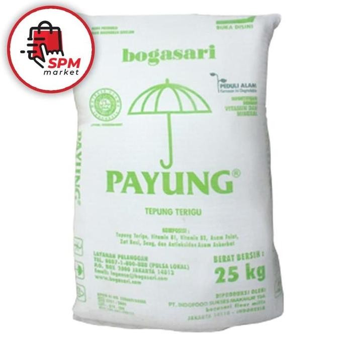 

Terlaris Tepung Terigu Cap Payung Bogasari Karung 25 Kg Grosir