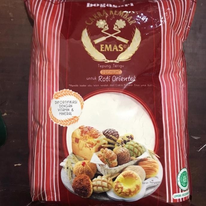 

Terlaris Tepung Cakra Kembar Roti Oriental 5Kg - Gosend/Grab Only!