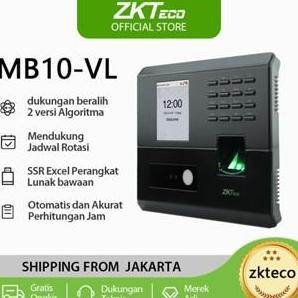 Murah Zkteco Mesin Absensi Sidik Jari Mb10-Vl Bahasa Indonesia Mesin Absensi