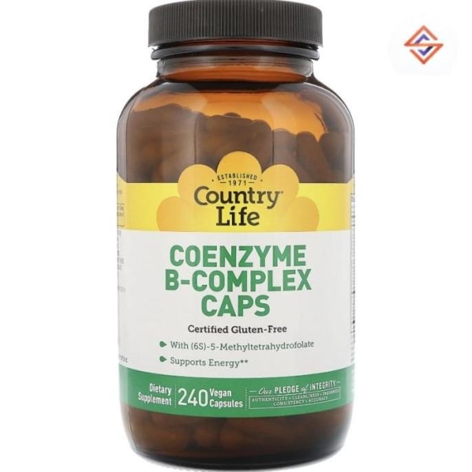 

Country Life Coenzyme B Complex 240 Veg Caps Original Produk