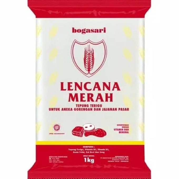 

Terlaris Lencana Merah Tepung Terigu 1 Kg 1 Dus Isi 12 Pcs