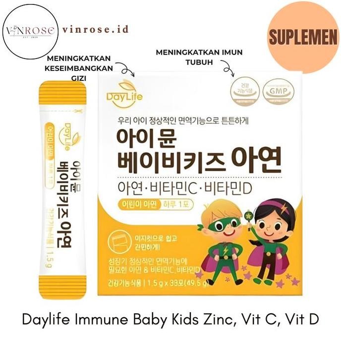 Daylife Immune Baby Kids Zinc, Vitamin C, Vitamin D / Vitamin Anak