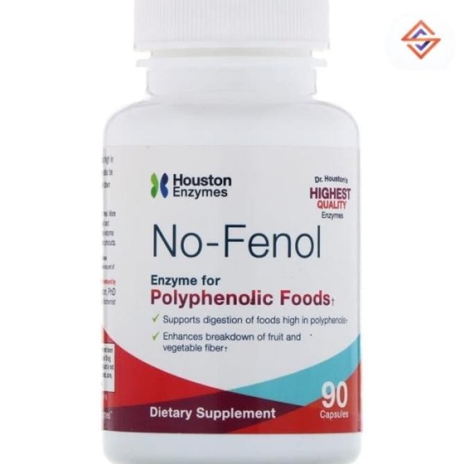 Houston Enzymes No Fenol 90 Caps Original Produk
