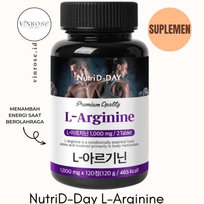 Nutrid-Day L-Arginine (120 Tablet)/ Suplemen Korea
