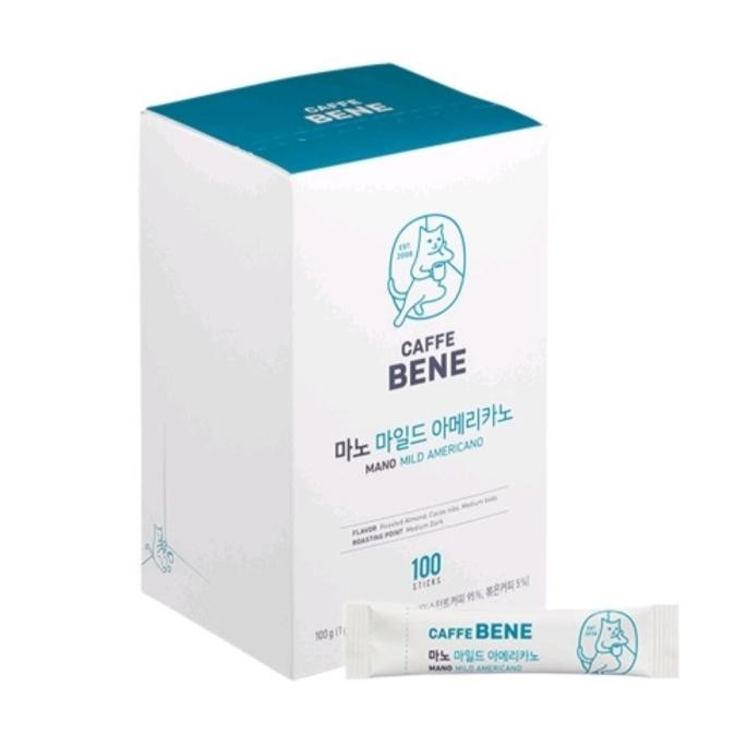 

Caffebene Mano Mild Americano Coffee Korea/ Caffe Bene/ Kopi Sachet