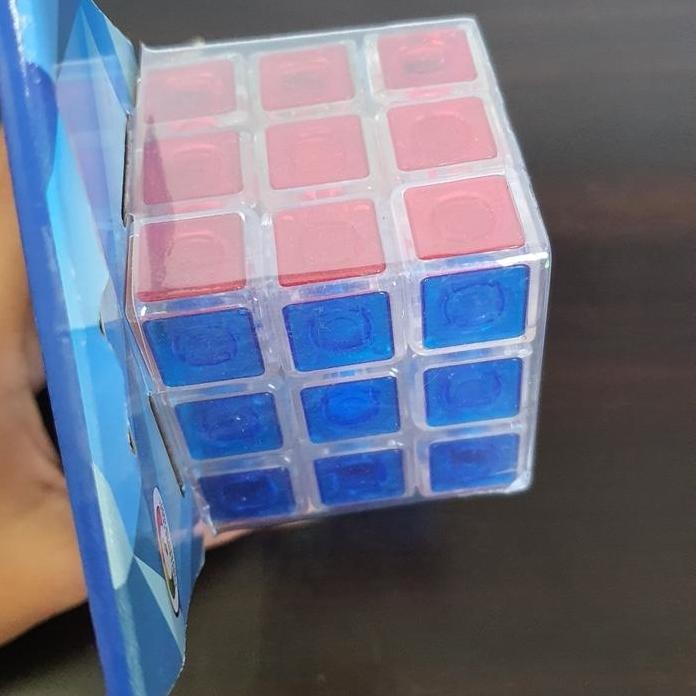 ready PROMO Original Rubik Rubik's Rubiks 3x3 3 x 3 Transparan murah