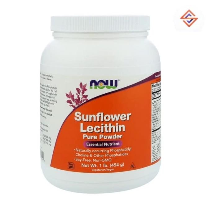 

Now Foods Foods Sunflower Lecithin Pure Powder 1 Lb 454 G Original Produk