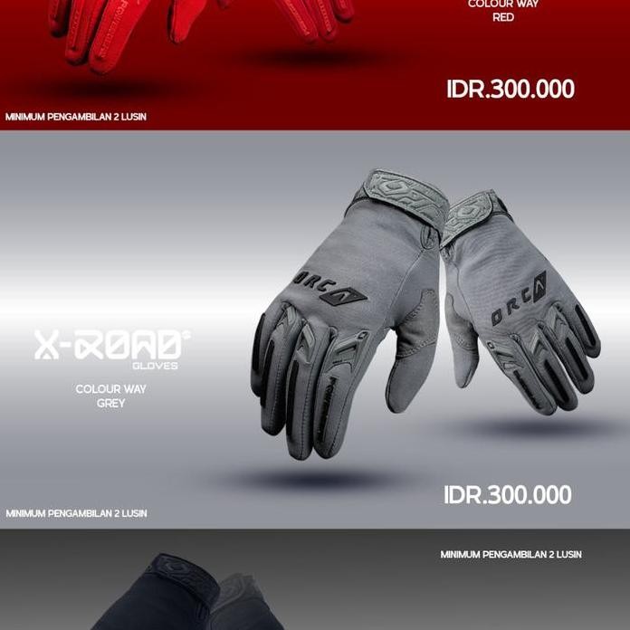 ready Gloves Sarung Tangan Orca Original Off Road Adventure Trail