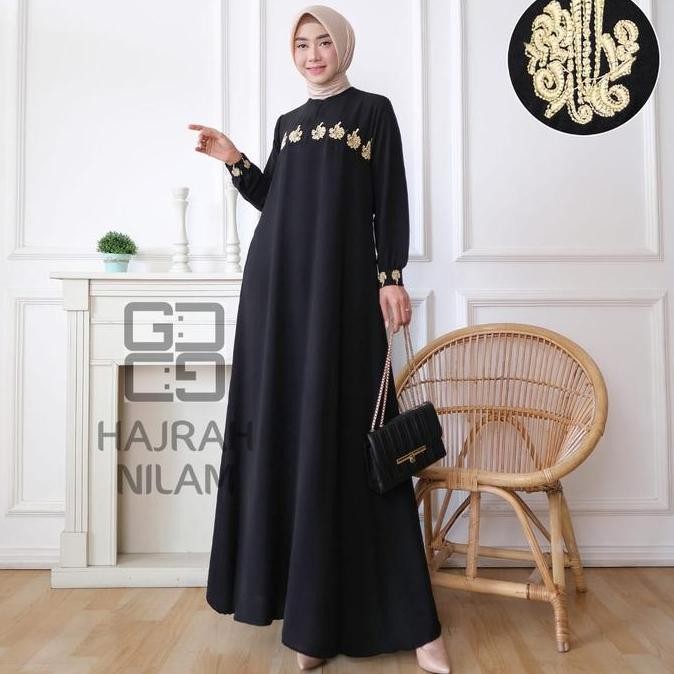 GAMIS FASHION MUSLIM BORDIRAN KOMPUTER/BAHAN TOYOBO PREMIUM/TERLARIS