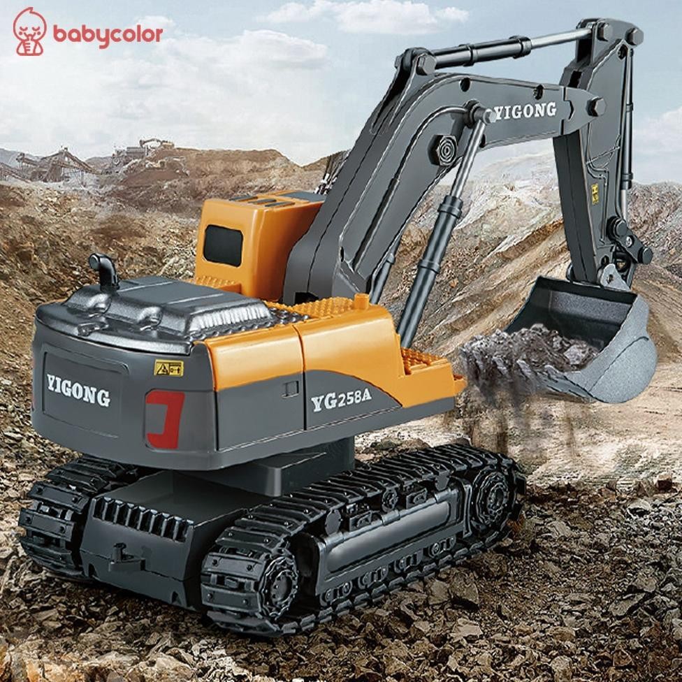 

LINDU BABYCOLOR RC Eskavator Beko Remote Control 15 Channel Spray Excavator Remote Control 2.4Ghz Mainan