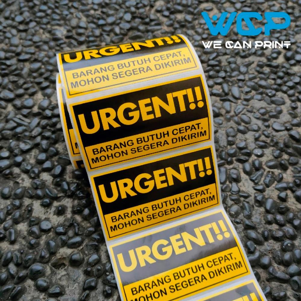 

KA Sticker Label URGENT / Stiker Barang Butuh Cepat isi 500 PCS