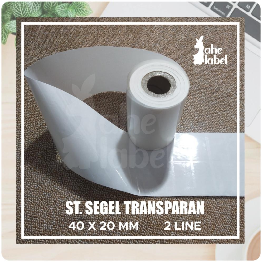 

KA Label Sticker Transparant 40 x 20mm isi 1000 pcs