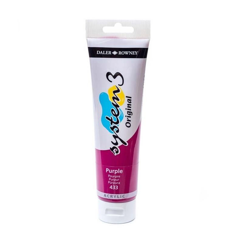 

LINDU Daler Rowney System3 Acrylic 150ml Purple Series