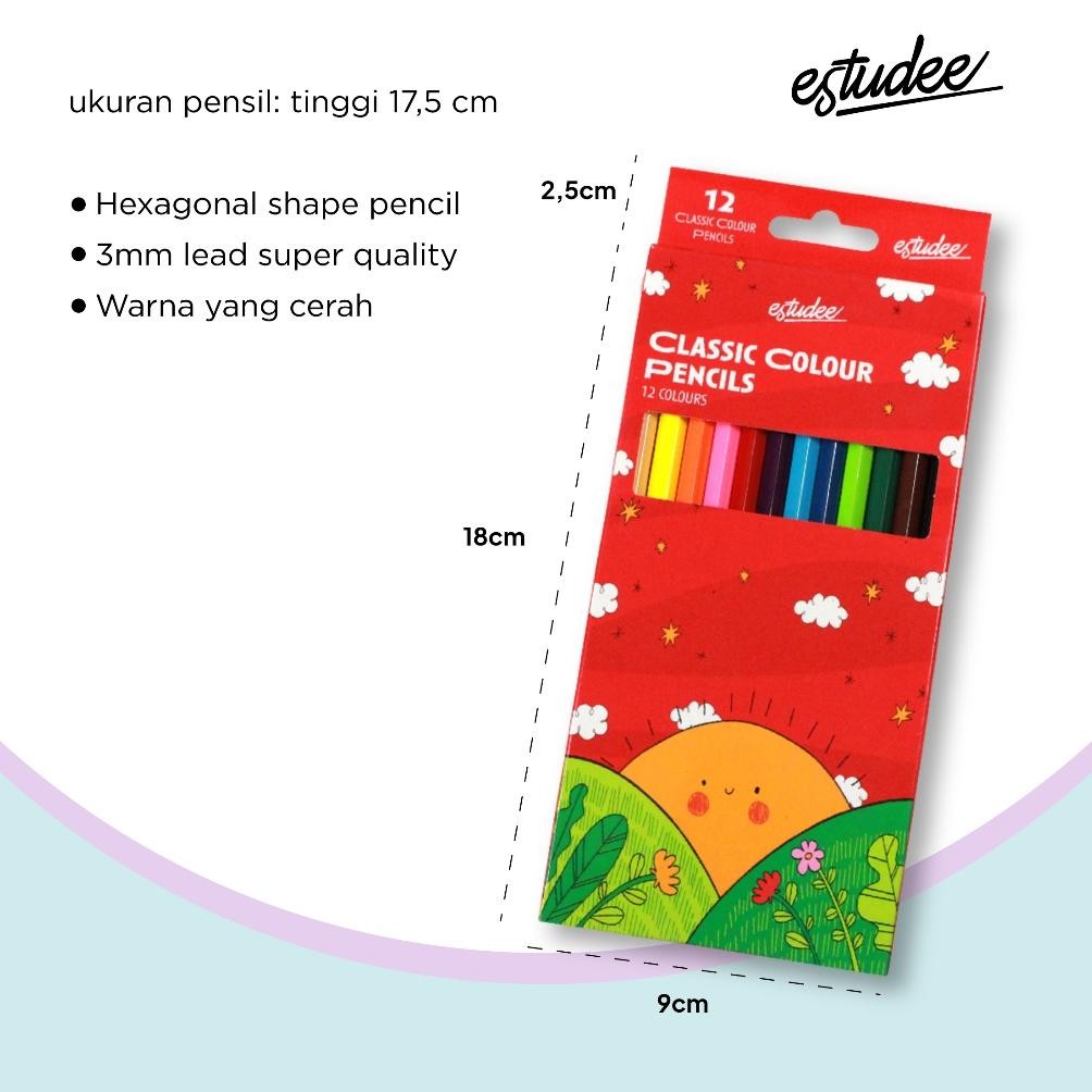 

Estudee Classic Color Pencil 12 Es-Pcl12