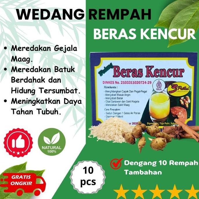 

^^^^^] Wedang Rempah Beras Kencur - Minuman Beras Kencur Instant Isi 10 pcs