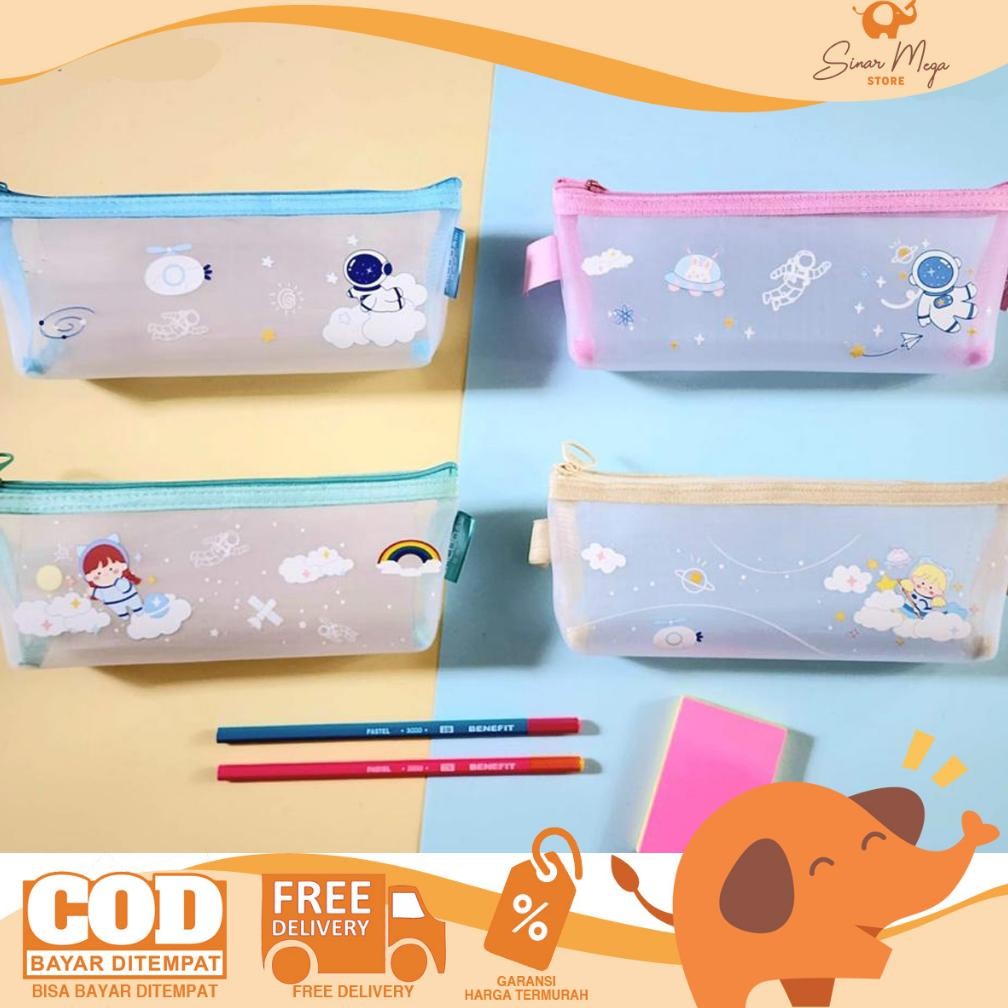 

Flase Sale Io-98 Fj-44 Jala Kotak Pensil Resleting Jc-5208 / Tempat Pensil Transparan Jaring Motif Karakter Lucu Termurah Premium Flase Sale