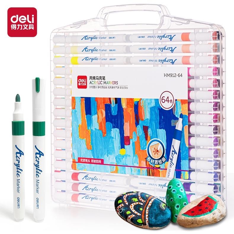 

Deli Spidol Akrilik / Acrylic Marker 12/24/36/48 Warna HM912