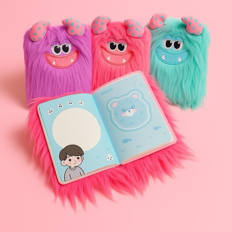 

LINDU Scoop Buku Tulis / Notebook Monster Bulu 70140100