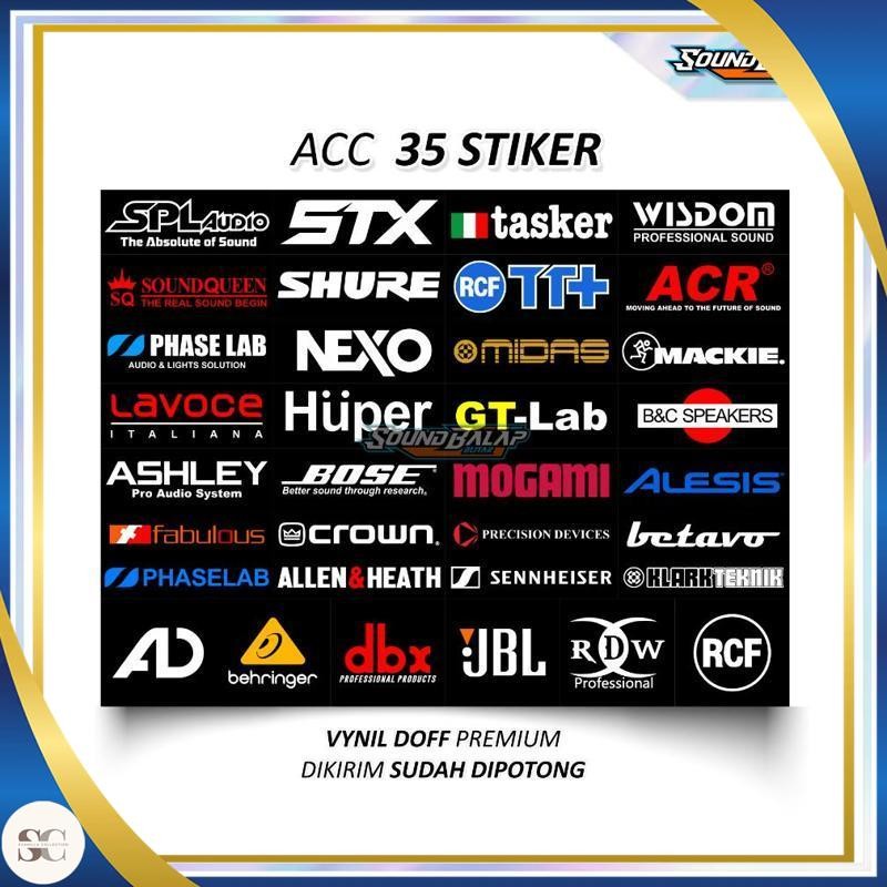 

[Desain Baru] Baju Kaos Viral Stiker Sound System Isi 34 / 24 Stiker Vynil Anti Air Mixer Power Speaker Ashley Spl Rcf Katun Cotton Combed 30S Premium Distro Fashion Iv42
