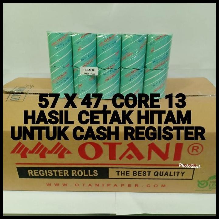 

Terlaris Kertas Struk Thermal Merk Otani Harga Perdus 57X47, Core 13 Good Quality