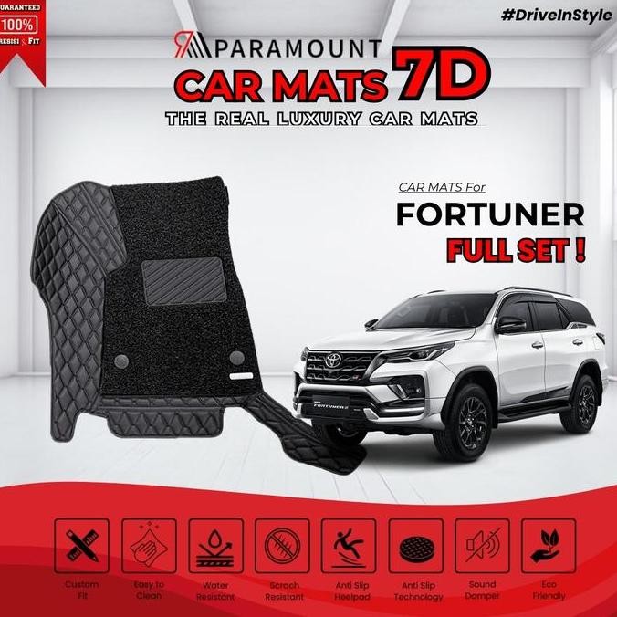 Karpet Mobil 7D Fortuner / Paramount Car Mats Fortuner