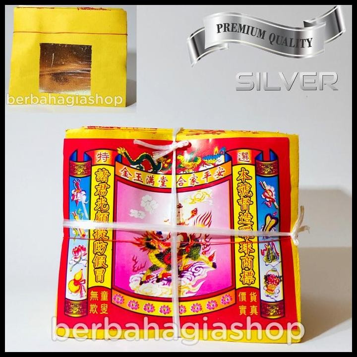 

Terlaris Kertas Sembahyang Arwah Leluhur Perak Mok Besar Gincoa Guncua 1 Ikat Good Quality