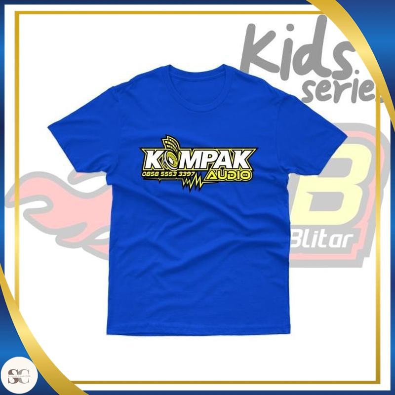 [Desain Baru] Baju Kaos Viral Anak Kompak Audio Katun Cotton Combed 30S Premium Distro Fashion Pd89