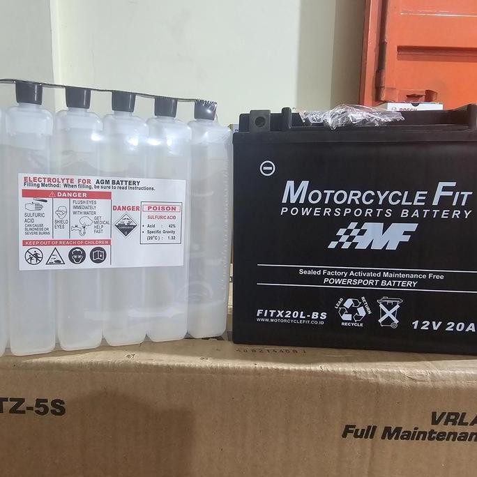 Aki Motor Harley Davidson Ytx20L Harga Khusus