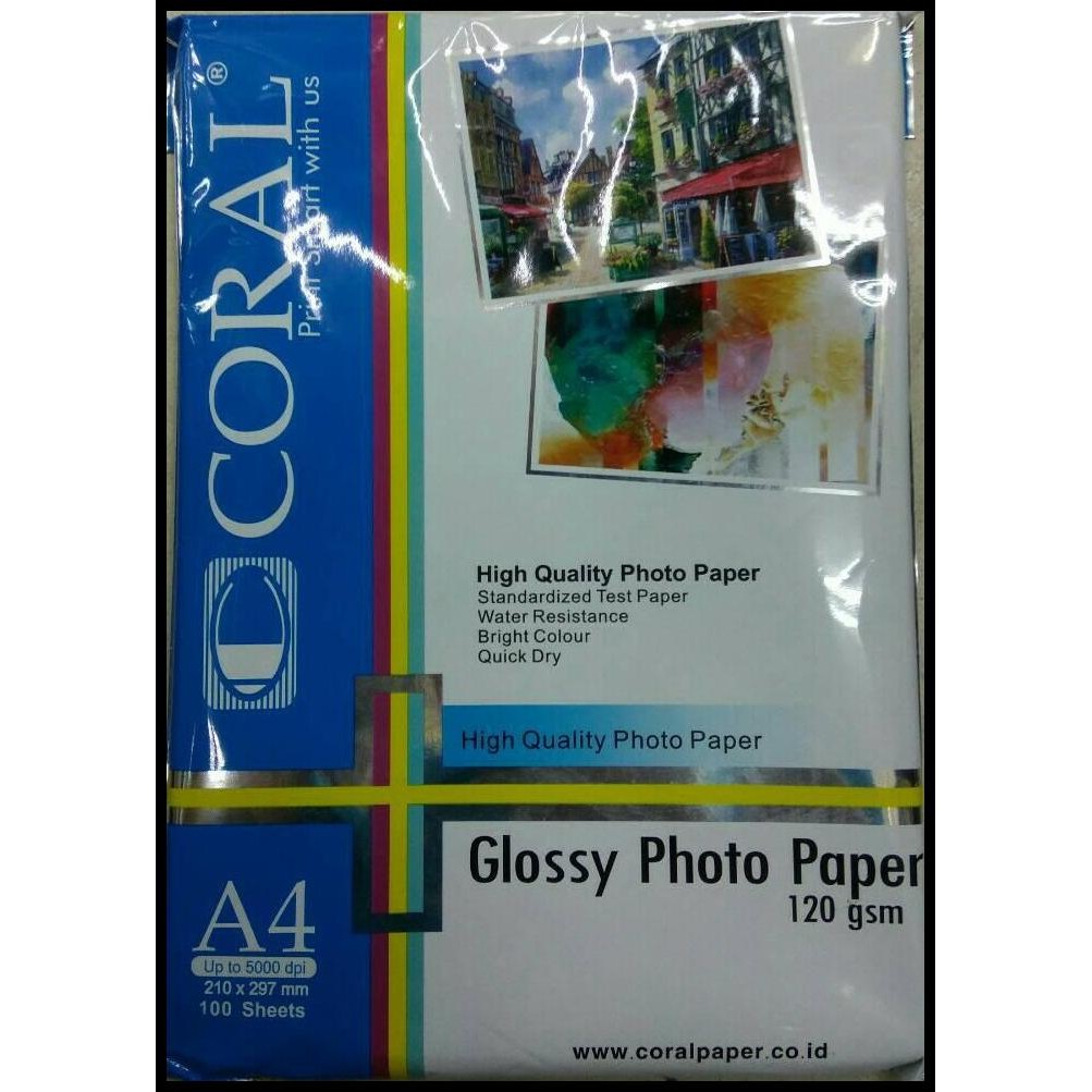 

Terlaris Glossy Photo Paper 120G Colar Good Quality