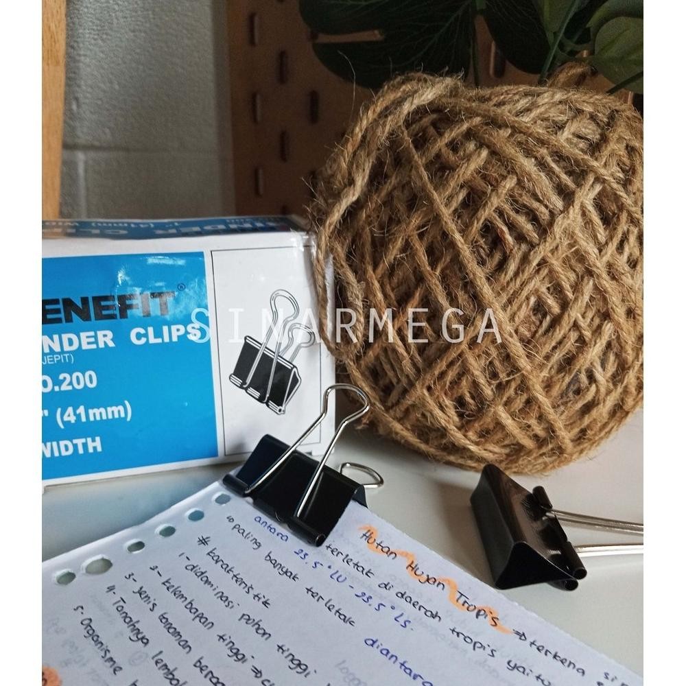 

Fgh-56 Un04 Ybw-2429 Benefit Binder Clip No 200 Penjepit Penjilid Pengarsip Kertas Dokumen Ukuran 4Cm Murah Viral Original Fgh-56