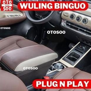 Terbaru Otosoo Armrest Wuling Binguo-Armrest Binguo Premium Leather- Console Bx Binguo Ev