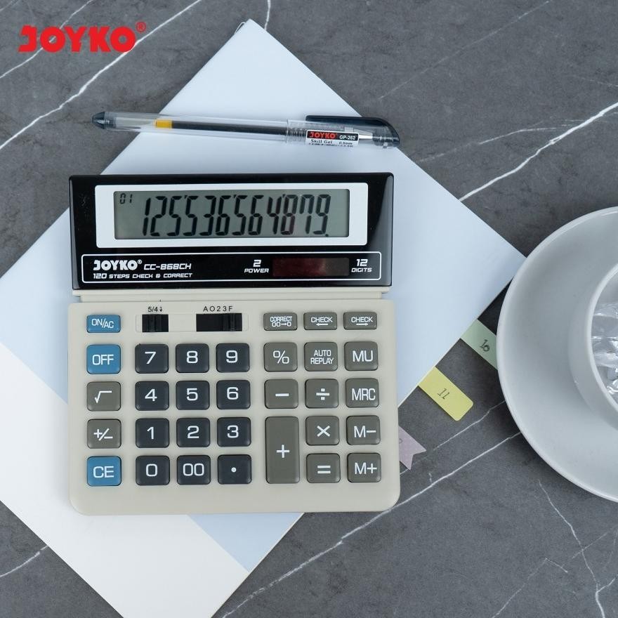 

Ufo-2025 Iq45 Uk-12 Joyko Calculator/Kalkulator Cc-868Ch 12 Digits Check Correct Auto Replay Terlaris Terlaris Ufo-2025