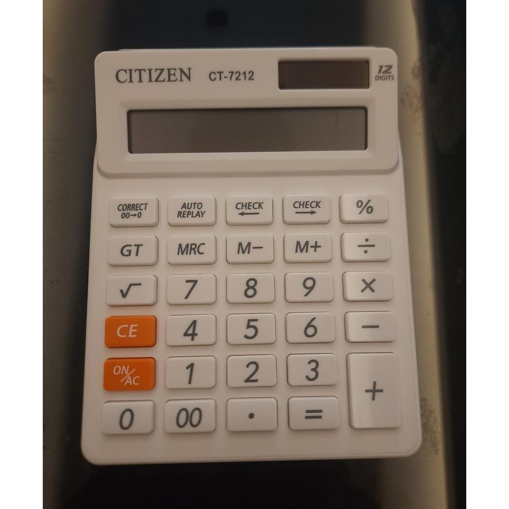 

Ku09 Murah Meriah Special Promo Kalkulator . Ct-7212 - Calculator 2 Display Layar / Check Ulang Koreksi Ct7212 12Digit Viral Premium Ku09