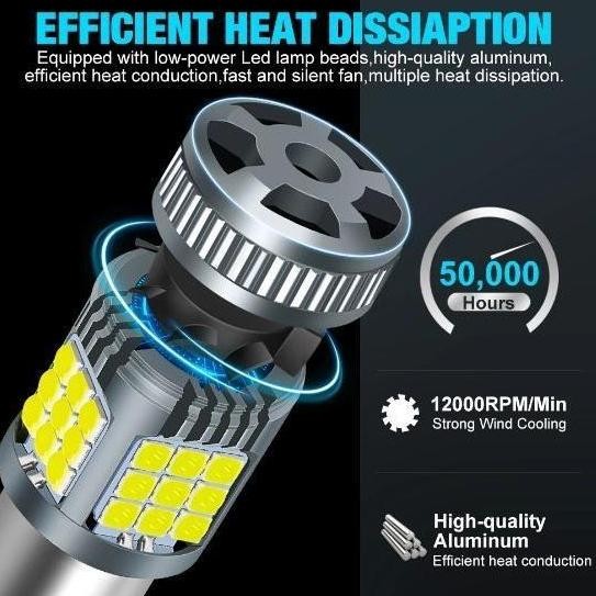 Promo Bohlam Lampu Led Sein Riting Mobil Super Terang Ghost Fan Kipas T20 36 Smd 7440 Kuning Riting 