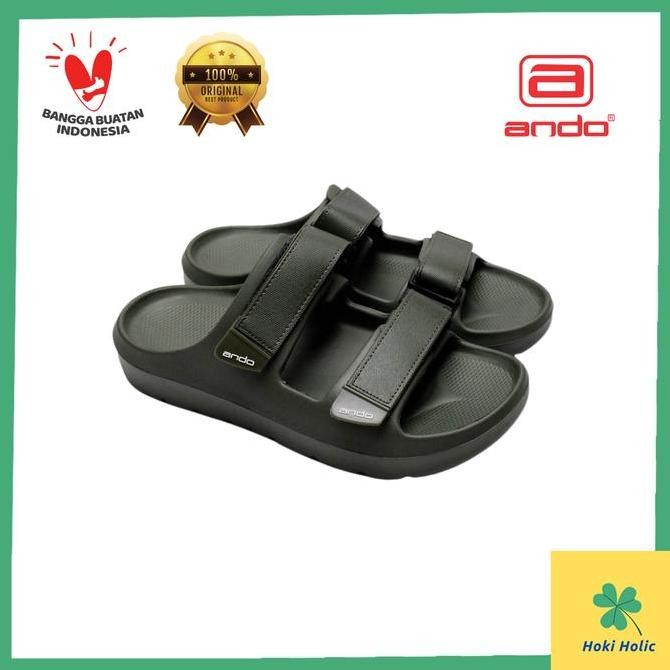 Ando Original Sandal Selop Slip On - Ando Gemoy Sendal Pria