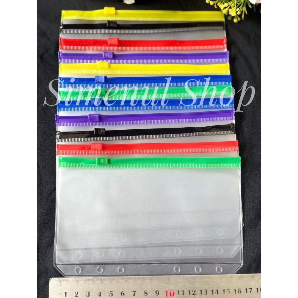 

Rwet-23 Ad-77 Rt-342 Ziplock Binder A6/Kantong Penyimpanan Tagihan/Zipper Pocket/Ziplock Sleeve Warna Warni Original Sale Rwet-23