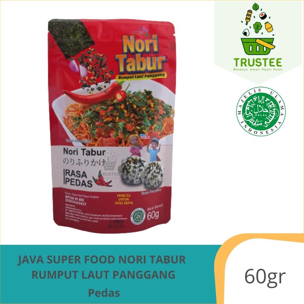 

Ul-64 Bas-12 Gd-5 Java Super Food Nori Tabur Rumput Laut Panggang 60Gr Halal Original Viral Ul-64