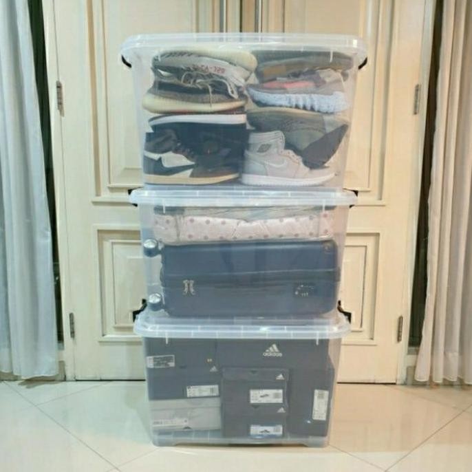 Terjangkau Box Kontainer Transparan/ Box Kontainer Bening/ Tempat Penyimpanan