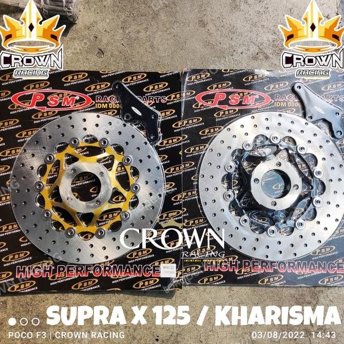 Piringan Cakram Disc Brake Depan PSM 300mm Supra X 125 / Kharisma