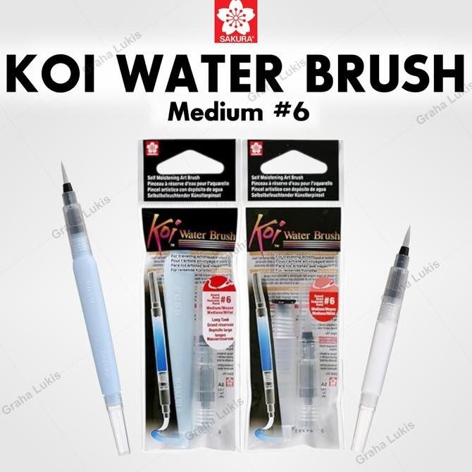 

ready !!! Sakura Koi Water Brush Medium #6