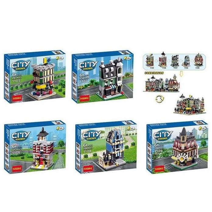 ready Mainan Bricks Decool City 1105 murah