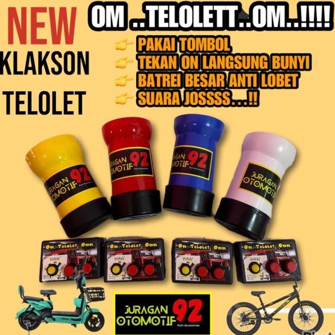 KLAKSON TELOLET SEPEDA / BASURI SEPEDA / KLAKSON TELOLET
