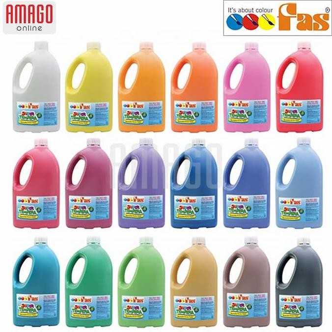

ready !!! FAS - SUPER TEMPERA - POSTER PAINT - 2 LITERS - LEAF GREEN - 068