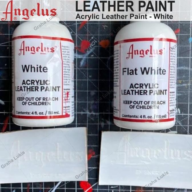 

ready !!! Angelus Acrylic Leather Paints - White 4 oz - 4oz