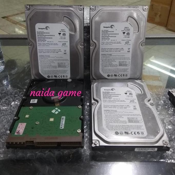 HDD/HARDISK INTERNAL PS2 160GB SEAGATE SLIM / HDD NA 160GB + GAME
