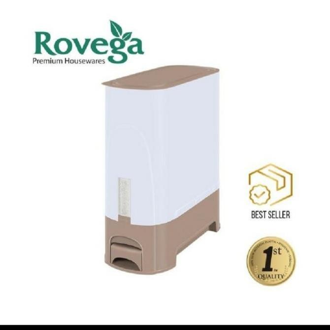 Miliki Rovega Rice Box Tempat Kotak Beras 15Kg Rcb 15